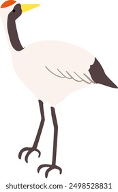 Simple vector illustration of a crane