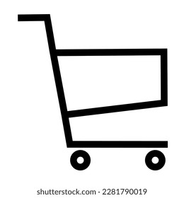 simple vector illustration empty basket