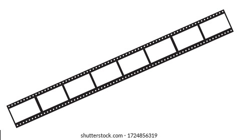 simple vector illustration of a film frame