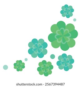 Simple vector illustration of a four leaf clover