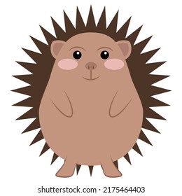 einfache Vektorgrafik lustige Cartoon hegdehos