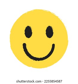 simple vector illustration happy smile