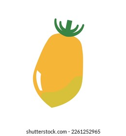 simple vector illustration of a ildi tomato