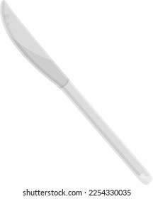 ilustración vectorial simple de cuchillo, cuchillería, dibujo a mano 