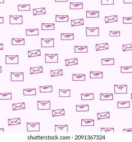 simple vector illustration letters pattern