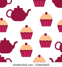 simple vector illustration of maffins