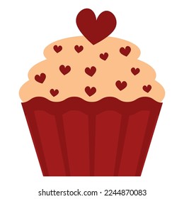 simple vector illustration of maffins