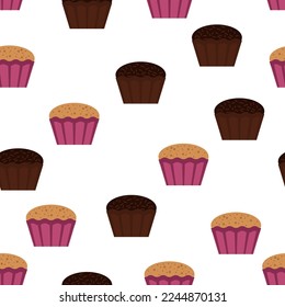 ilustración vectorial simple de maffins