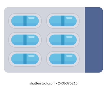 Simple vector illustration of medicine