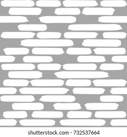 Simple vector illustration. Organic Irregular Rounded Shapes. Seamless pattern