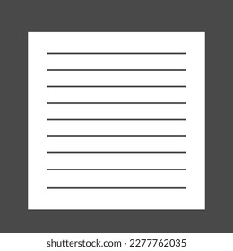 papel de ilustración vectorial simple con líneas