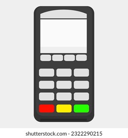terminal de pago simple de ilustración vectorial
