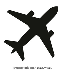 Simple vector illustration of a plane