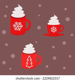 einfacher Vektorgrafik-Satz 
 Weihnachtsmuschel