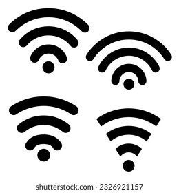 simple vector illustration sign of wi-fi