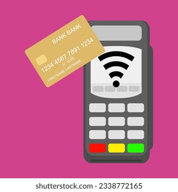 einfache Vektorgrafik-Smartphone und -karte