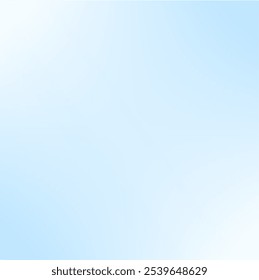 Simple vector illustration, soft blue color with light, background, sky, daylight.