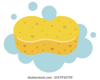 Simple vector illustration of a sponge