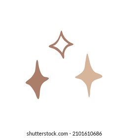Simple vector illustration of stars