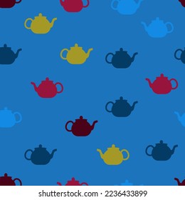 simple vector illustration teapot pattern 