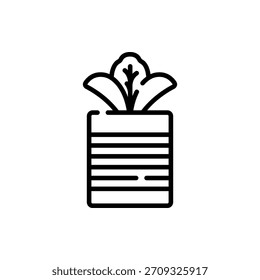 Simples ilustração vetorial de lata, perfeito para embalagem, reciclagem e projetos industriais