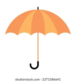 Simple vector illustration of umbrella