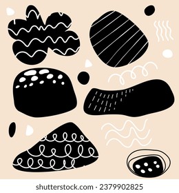 simple vector illustration various geometric figures