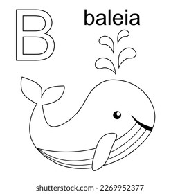 simple vector illustration whale black and white