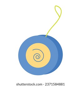 Simple vector illustration of a yoyo