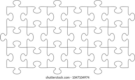 Simple Vector Jigsaw