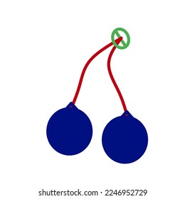 simple vector lato lato juguete que se hizo viral en ese momento