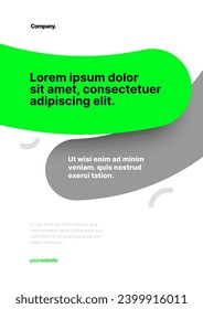 Simple vector layout template for events, companies or any business related. With a frame for your message. Design for flyer, poster, cover, brochure, banner or any layout.