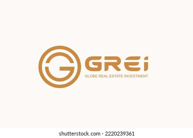 Logotipo simple de letra vectorial g