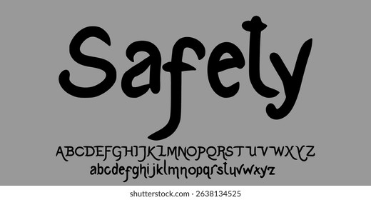 simple vector lettering for background