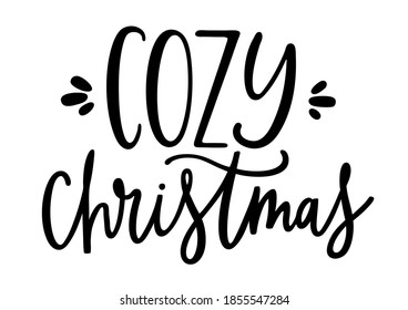 Simple vector lettering, on white isolated background, merry christmas greeting for printing on postcards, social media banners and web design advertising.