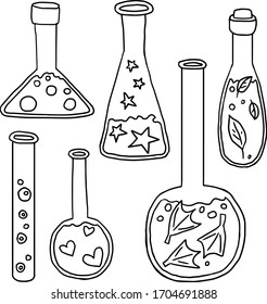 Simple vector linear set with flasks