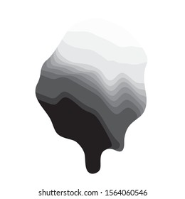 Simple Vector Liquid Shape. Trendy Universal Minimalist Object 