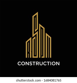 SIMPLE VECTOR LOGO FOR BUILDING CONSTRUCTION