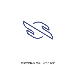 Simple vector logo in a contemporary style.