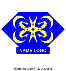 Simple Vector Logo Design, Isolated White Color, You Can Re-edit