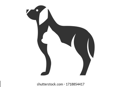 Simple vector logo design of a pet