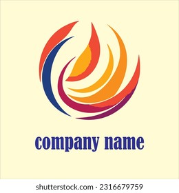 simple vector logo design sample 