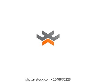 Simple vector and logo design or template professional company icon