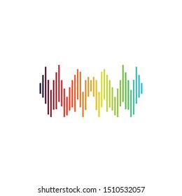 simple vector logo equalizer image