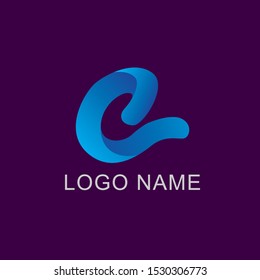 simple vector logo full color and beauty illustration