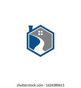 simple vector logo home property