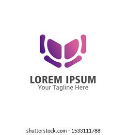 Simple vector logo in a modern style. Vector illustration