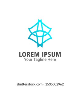 Simple vector logo in a modern style. Vector illustration