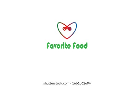 Simple vector logo in a modern style. My favorite cuisine.