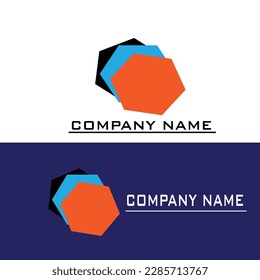 Simple vector logo in a modern style.Abstract vector logo in a linear style